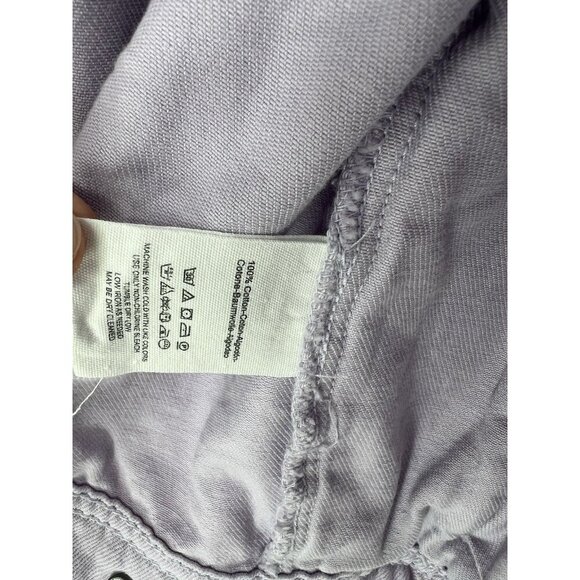 Free People Rumors Denim Jean Jacket Lilac 100% Cotton Size Large - Picture 4 of 5